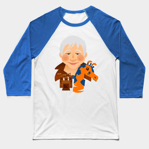 The Friendly Giant Baseball T-Shirt by ChrisPaulFarias